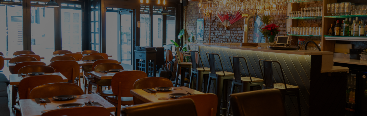 [background image] image of a welcoming restaurant table setup (for a modern restaurant)